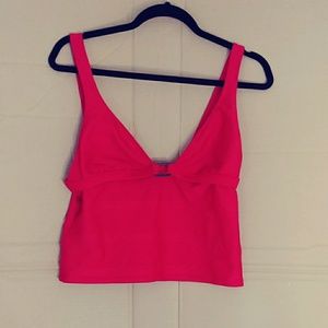 Red Ralph Lauren Bathing Suit Top